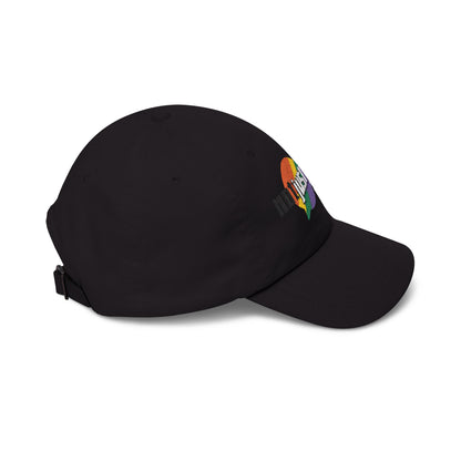 Not Just Gamin' Pride Embroidered Casual Baseball Hat