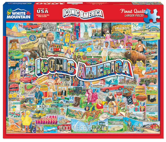 White Mountain Puzzles  - Iconic America