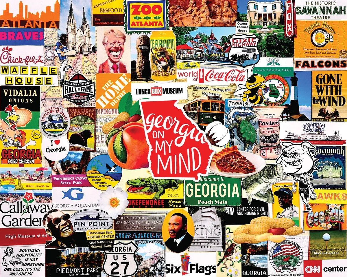 White Mountain Puzzles - I Love Georgia