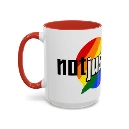 Not Just Gamin' Pride Painting Mug