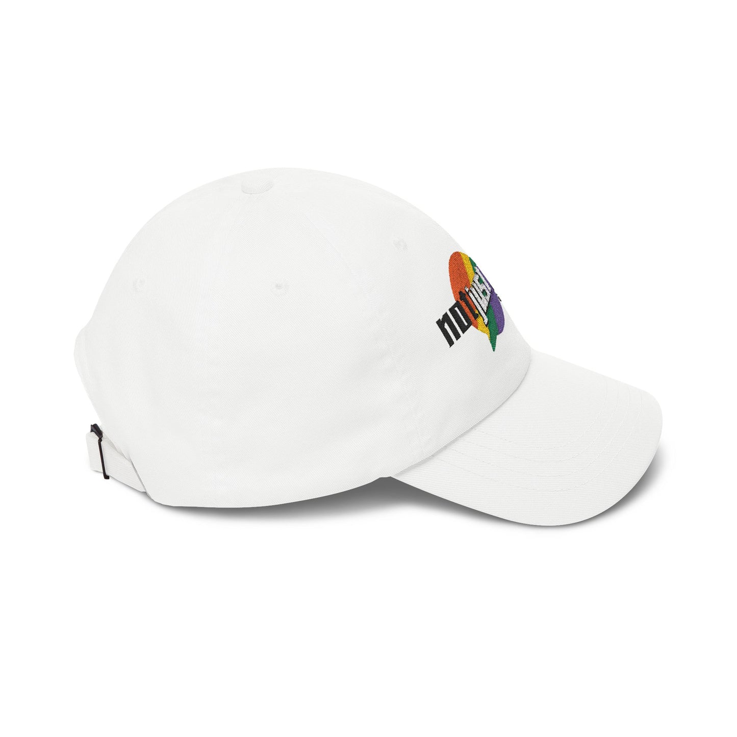 Not Just Gamin' Pride Embroidered Casual Baseball Hat