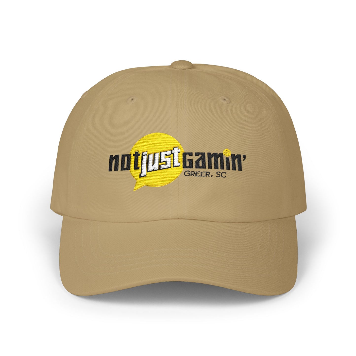 Not Just Gamin' Embroidered Casual Baseball Hat