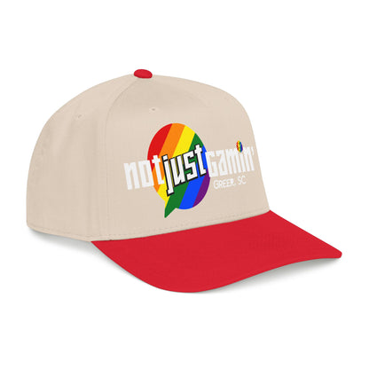 Not Just Gamín' Pride Baseball Cap