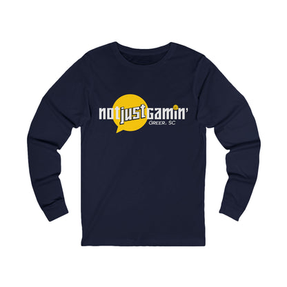 Not Just Gamin' Unisex Jersey Long Sleeve Tee