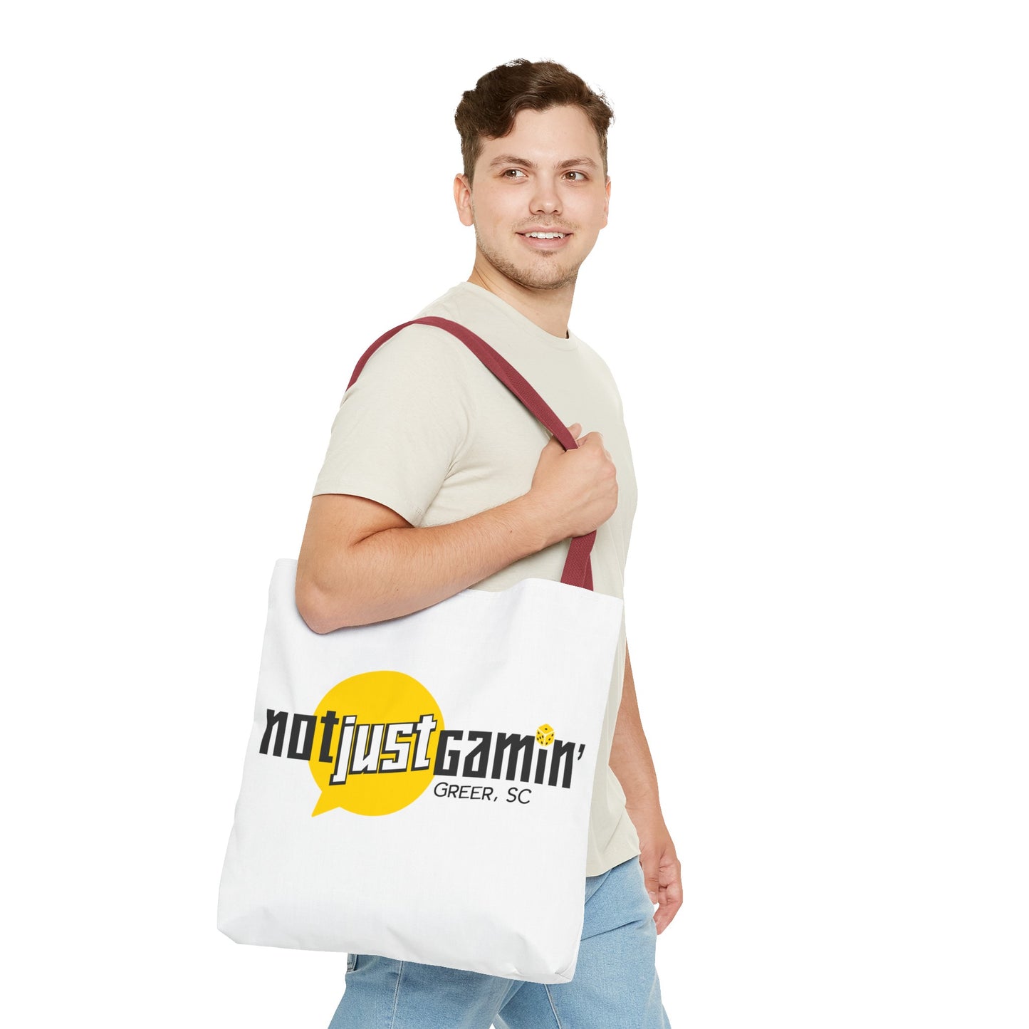 Not Just Gamin' Tote Bags