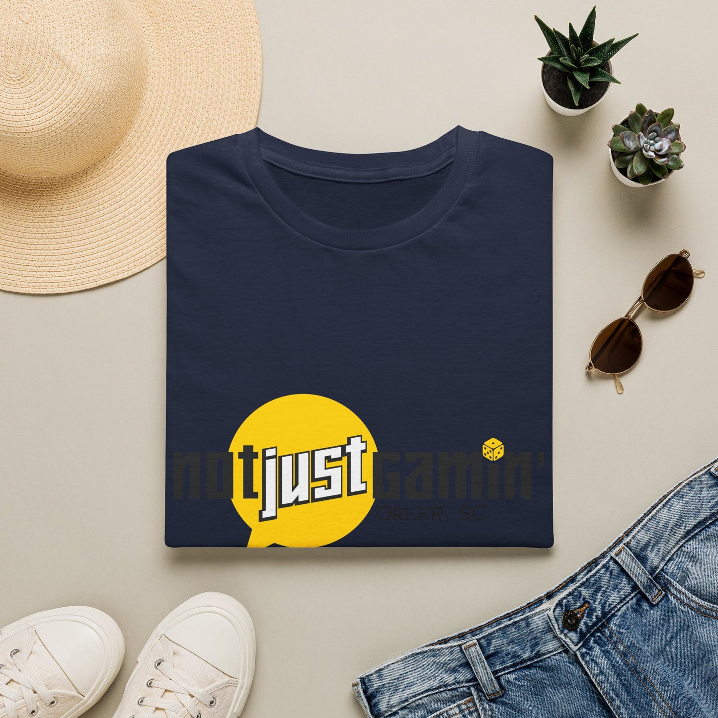 Not Just Gamin' T-Shirt — Greer, SC Retro Gaming Tee