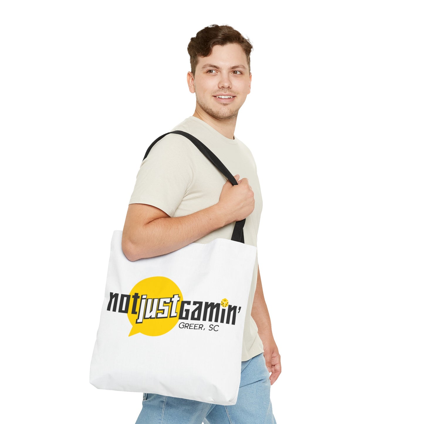 Not Just Gamin' Tote Bags