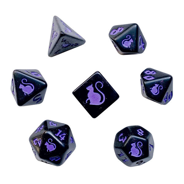 Kitty Clacks: Magic 7-Dice Set