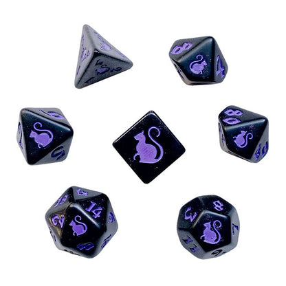 Kitty Clacks: Magic 7-Dice Set