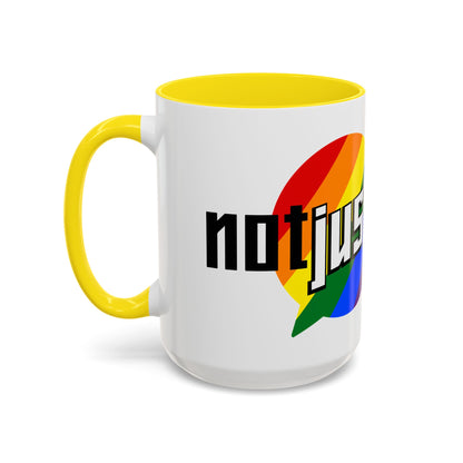 Not Just Gamin' Pride Painting Mug