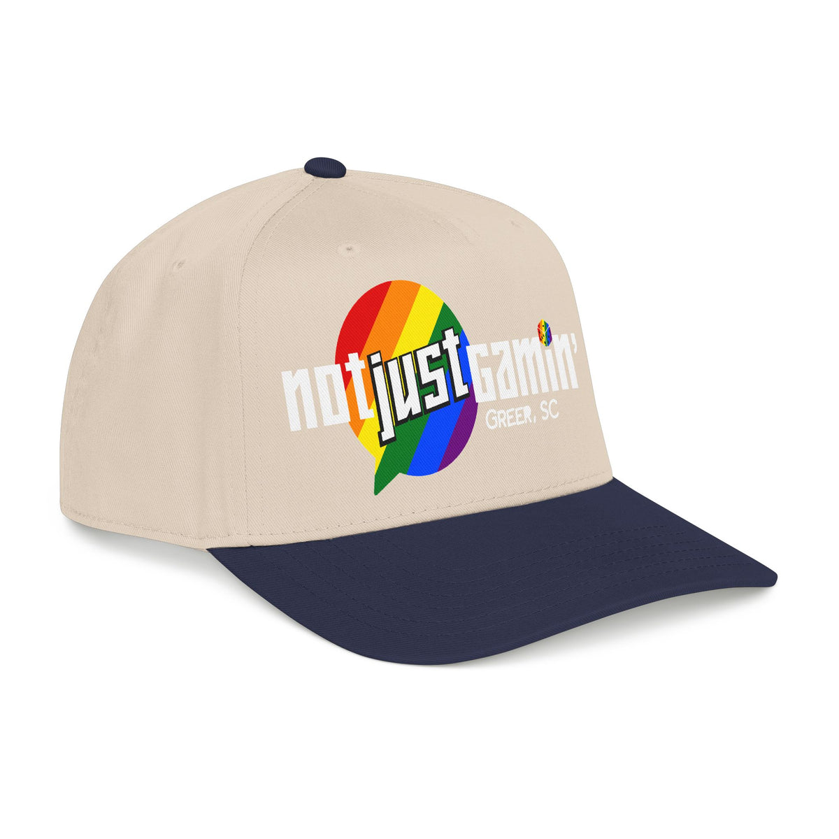 Not Just Gamín' Pride Baseball Cap