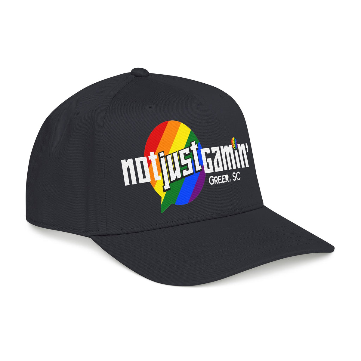 Not Just Gamín' Pride Baseball Cap