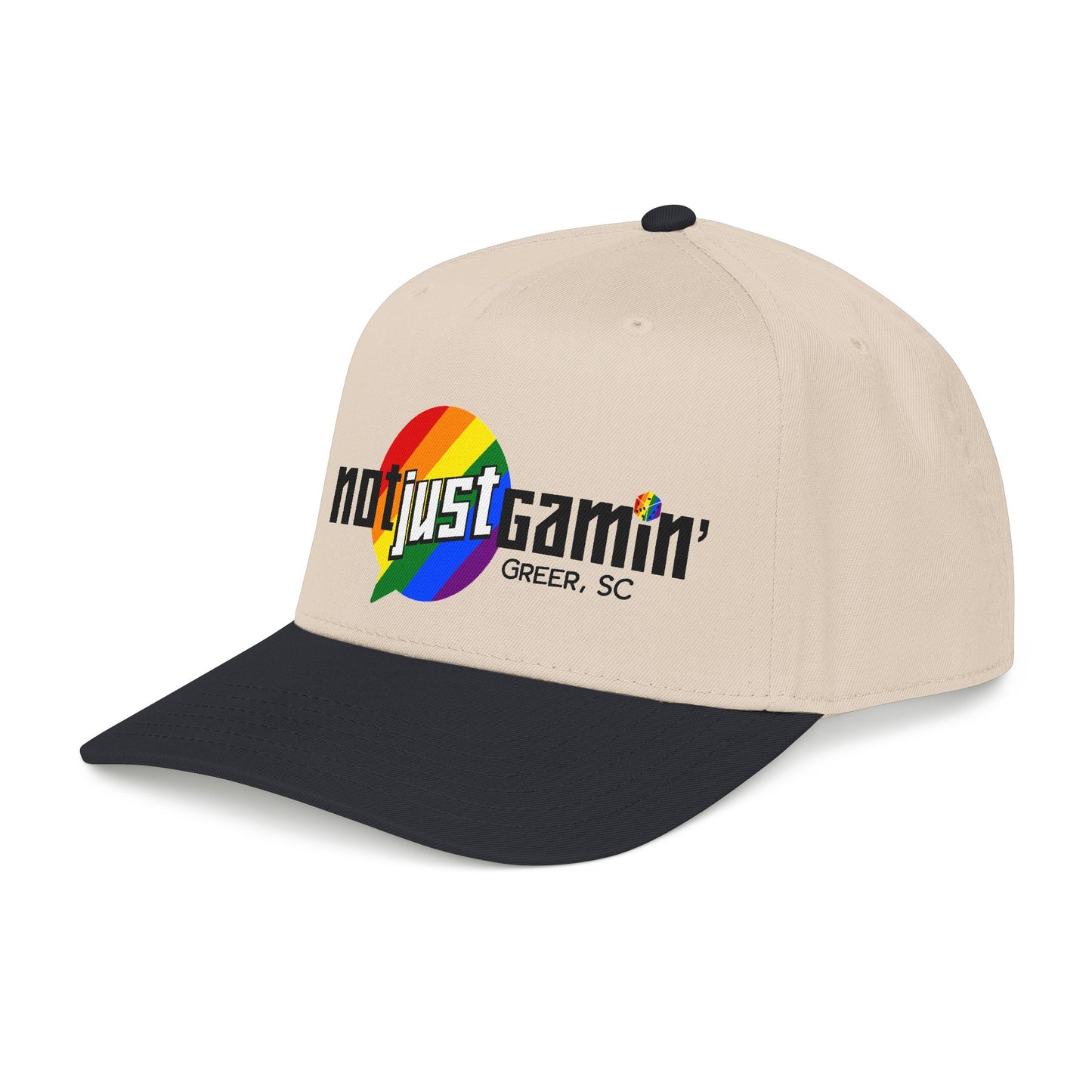 Not Just Gamín' Pride Baseball Cap