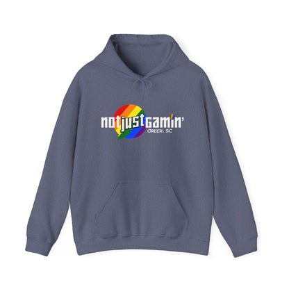 Not Just Gamin' Pride Unisex Heavy Blend™ Hooded Sweatshirt