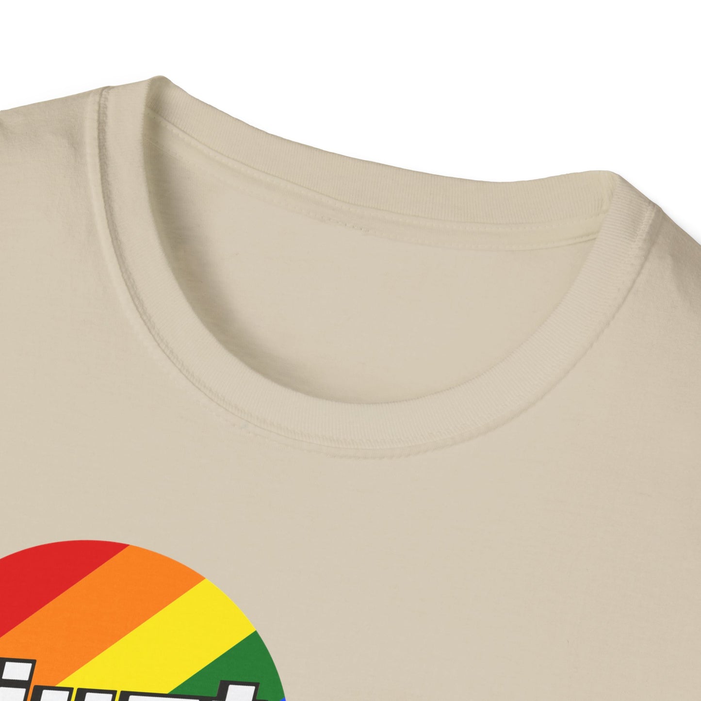 Not Just Gamin' Pride Unisex Softstyle T-Shirt