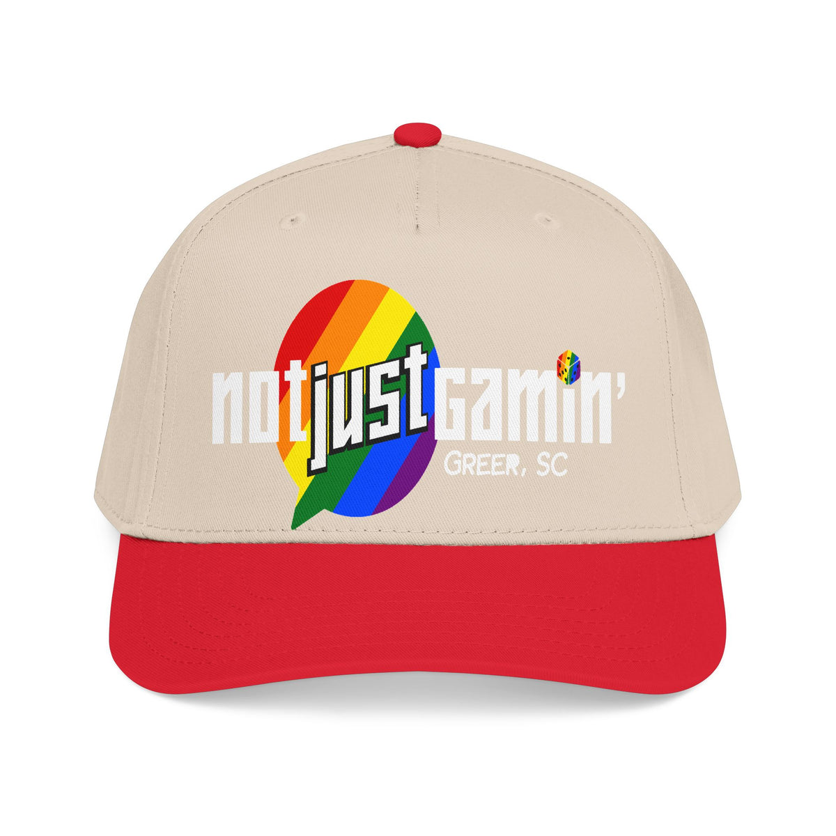 Not Just Gamín' Pride Baseball Cap