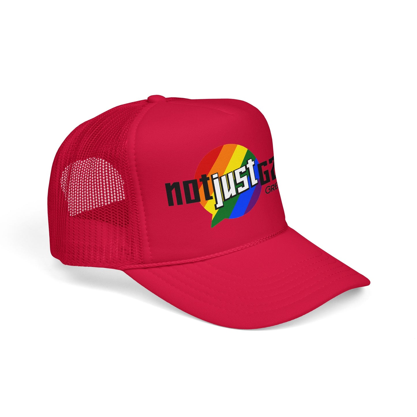 Not Just Gamin' Pride Foam Trucker Hat