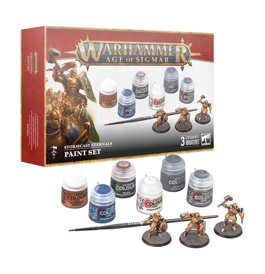 AOS - Stormcast Eternals and Paint Set