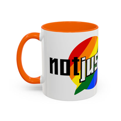 Not Just Gamin' Pride Painting Mug