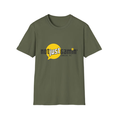 Not Just Gamin' T-Shirt — Greer, SC Retro Gaming Tee