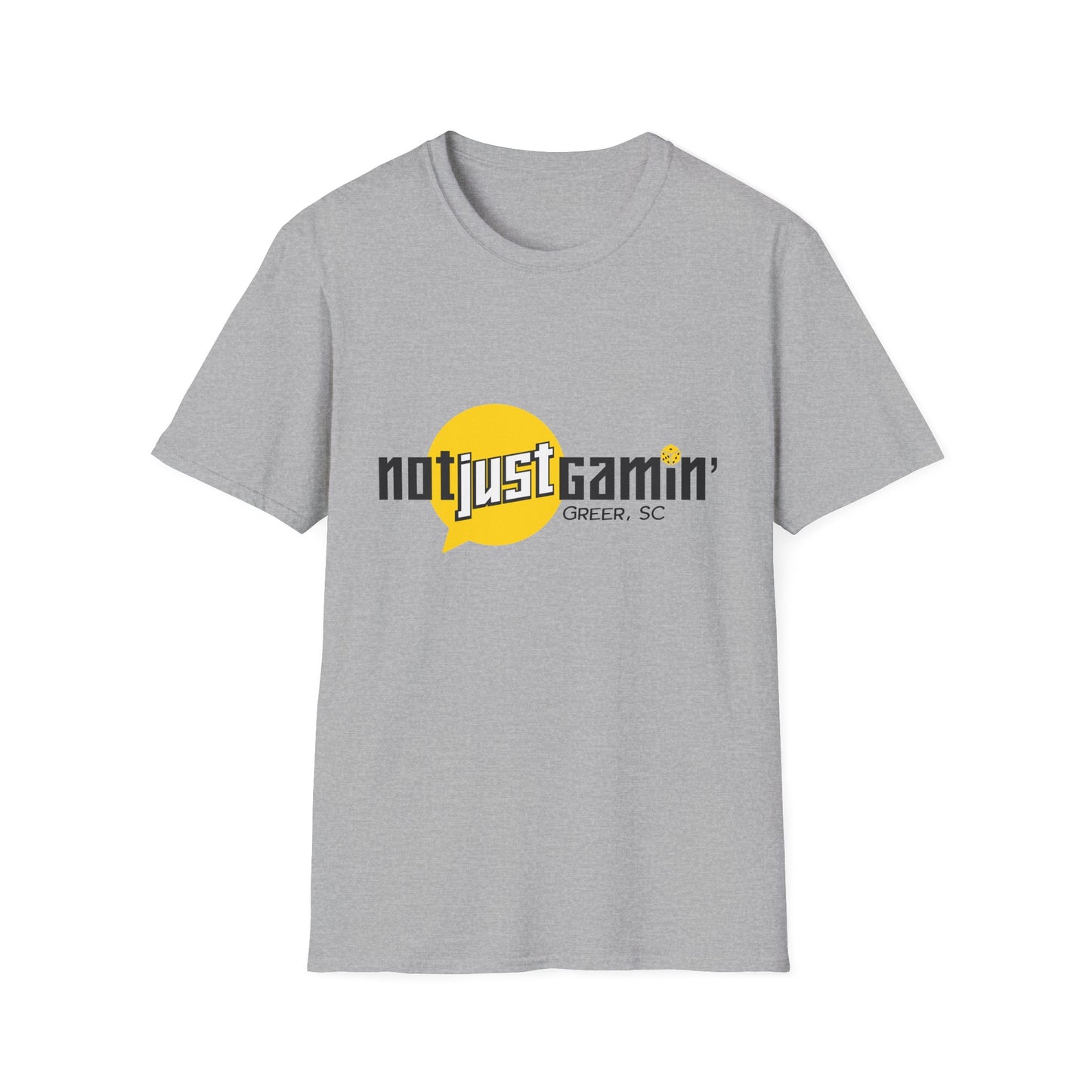 Not Just Gamin' T-Shirt — Greer, SC Retro Gaming Tee