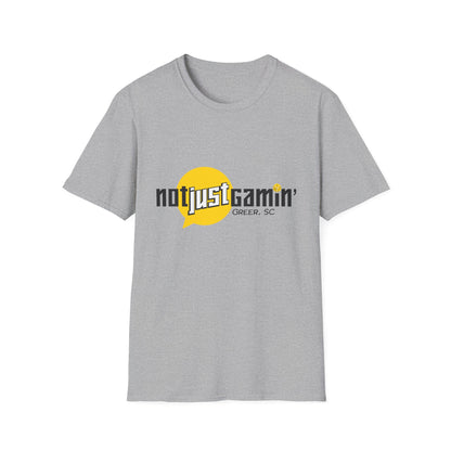 Not Just Gamin' T-Shirt — Greer, SC Retro Gaming Tee