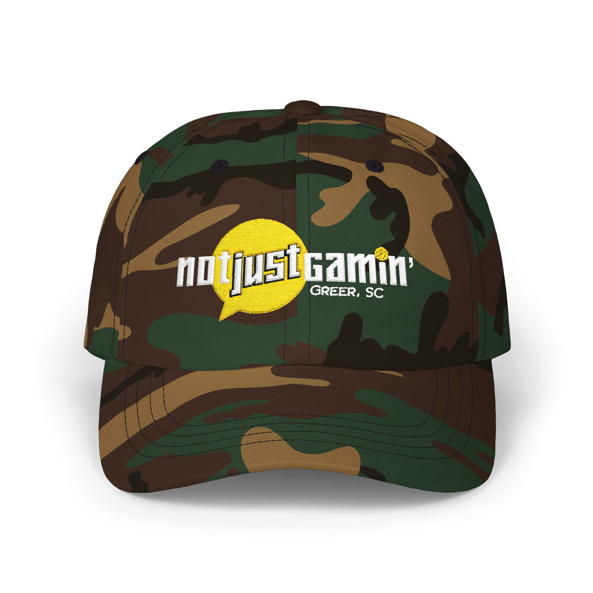 Not Just Gamin' Embroidered Casual Baseball Hat