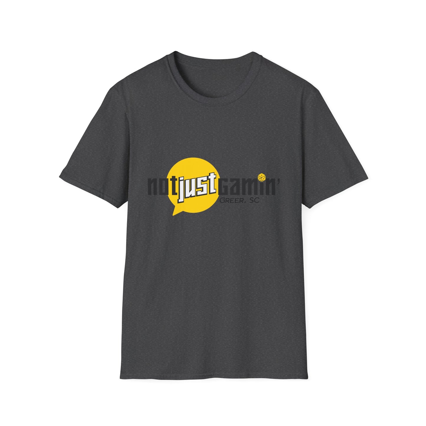 Not Just Gamin' T-Shirt — Greer, SC Retro Gaming Tee