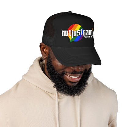 Not Just Gamin' Pride Foam Trucker Hat