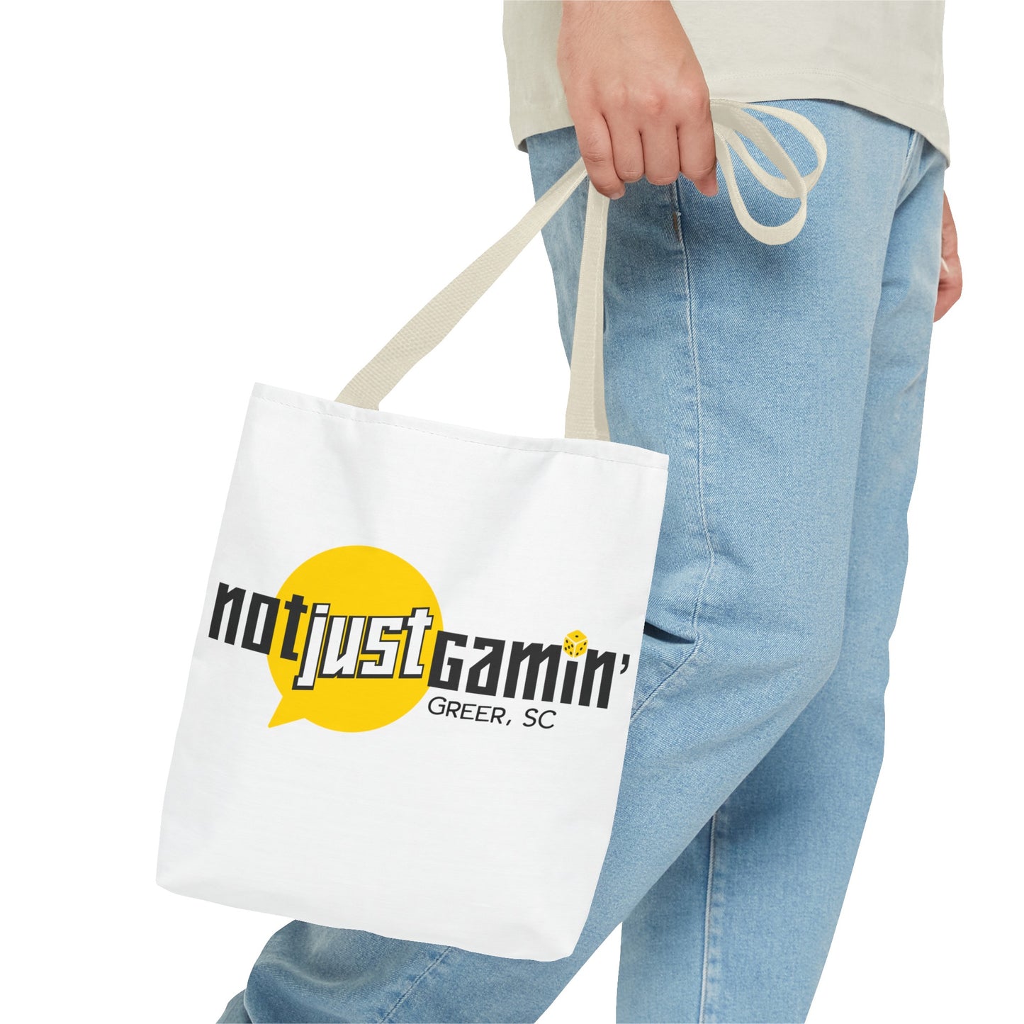 Not Just Gamin' Tote Bags