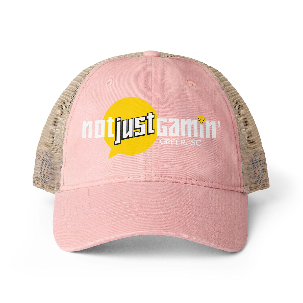 Not Just Gamin' Women's Washed Mesh-Back Cap