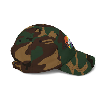 Not Just Gamin' Pride Embroidered Casual Baseball Hat
