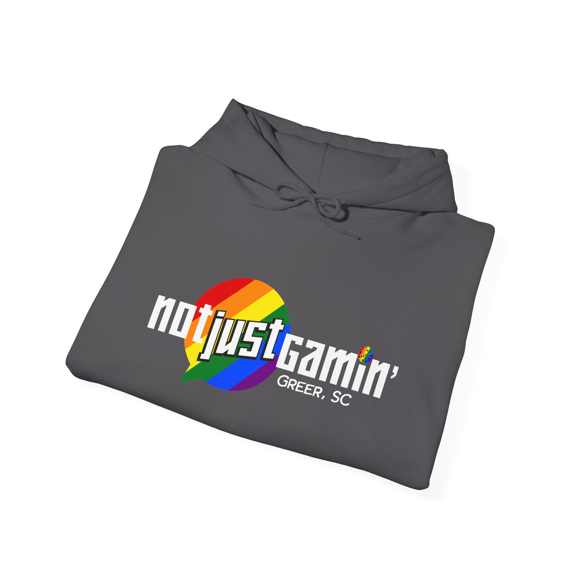 Not Just Gamin' Pride Unisex Heavy Blend™ Hooded Sweatshirt