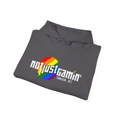 Not Just Gamin' Pride Unisex Heavy Blend™ Hooded Sweatshirt