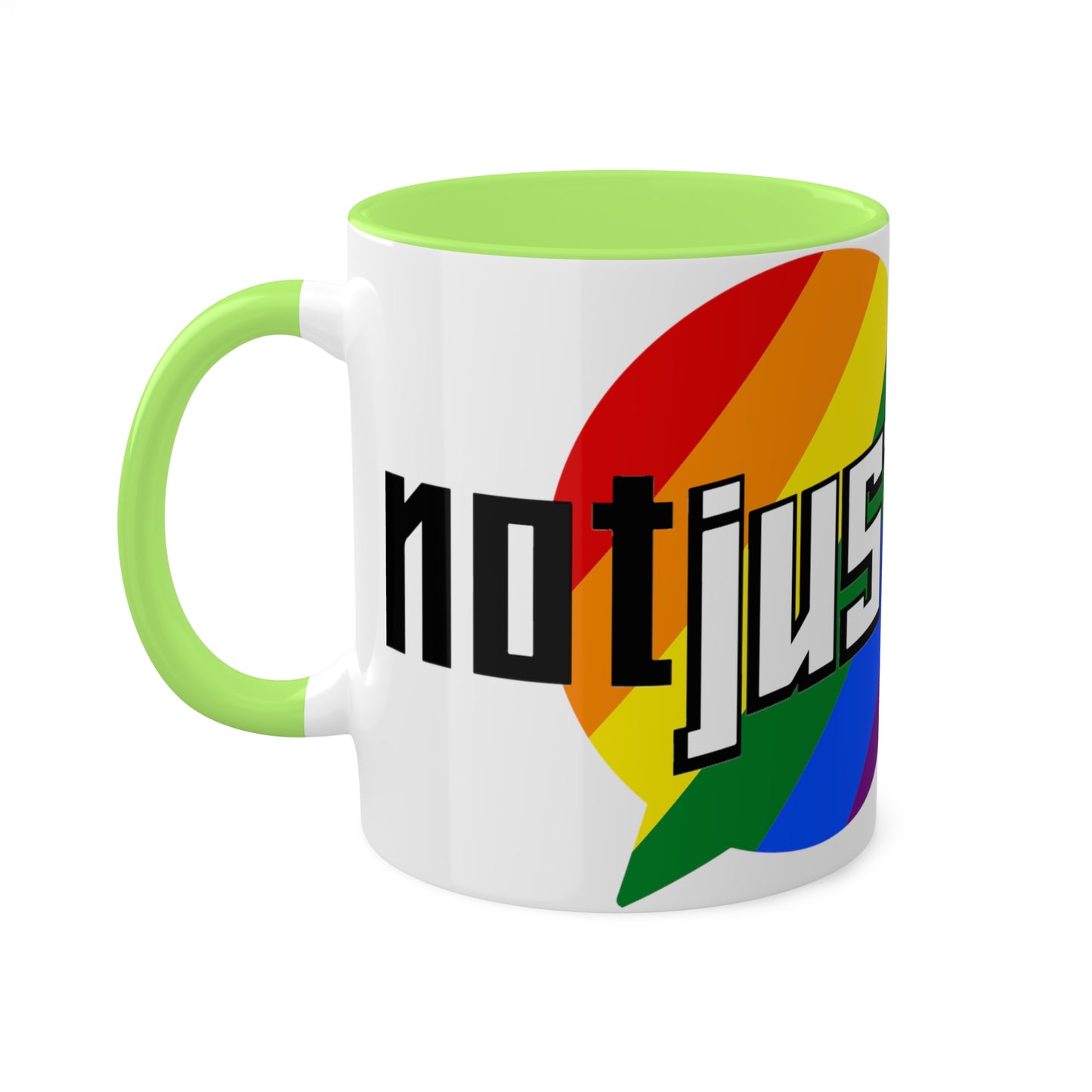 Not Just Gamin' Pride Paint Night Mugs, 11oz