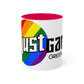 Not Just Gamin' Pride Paint Night Mugs, 11oz