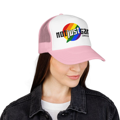 Not Just Gamin' Pride Foam Trucker Hat