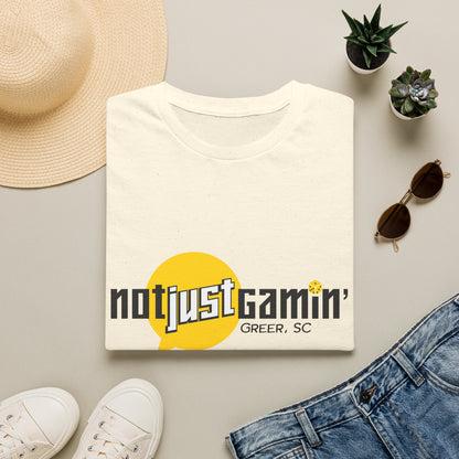 Not Just Gamin' T-Shirt — Greer, SC Retro Gaming Tee