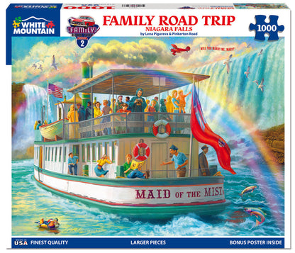 White Mountain Puzzle - Family Road Trip, Niagara Falls
