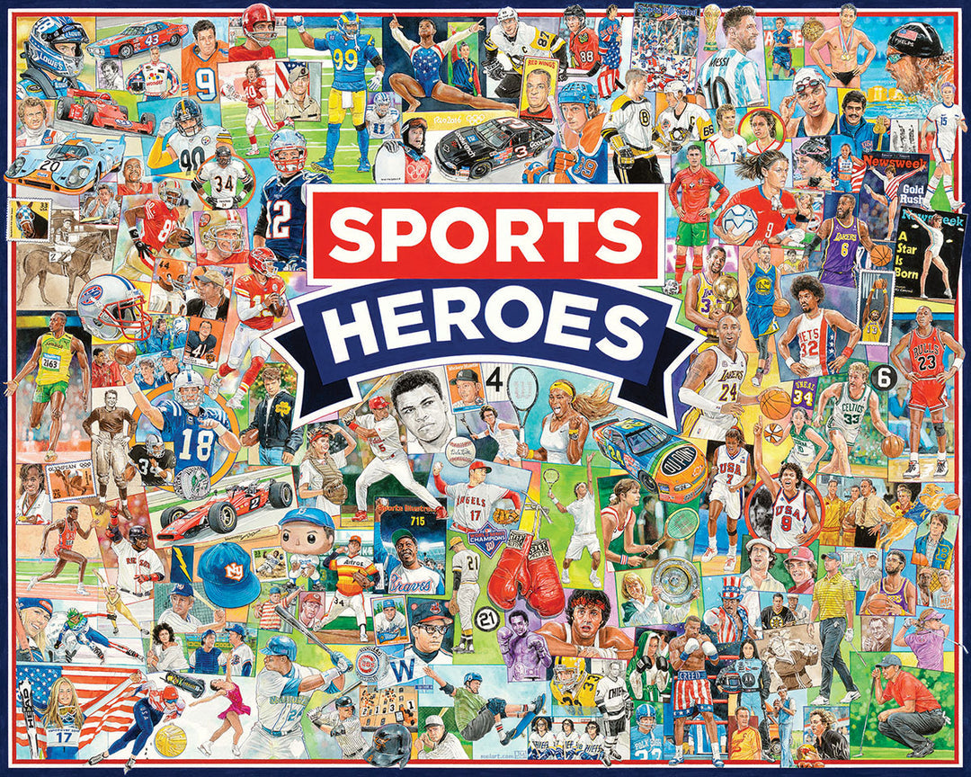 White Mountain Puzzle - Sports Heroes