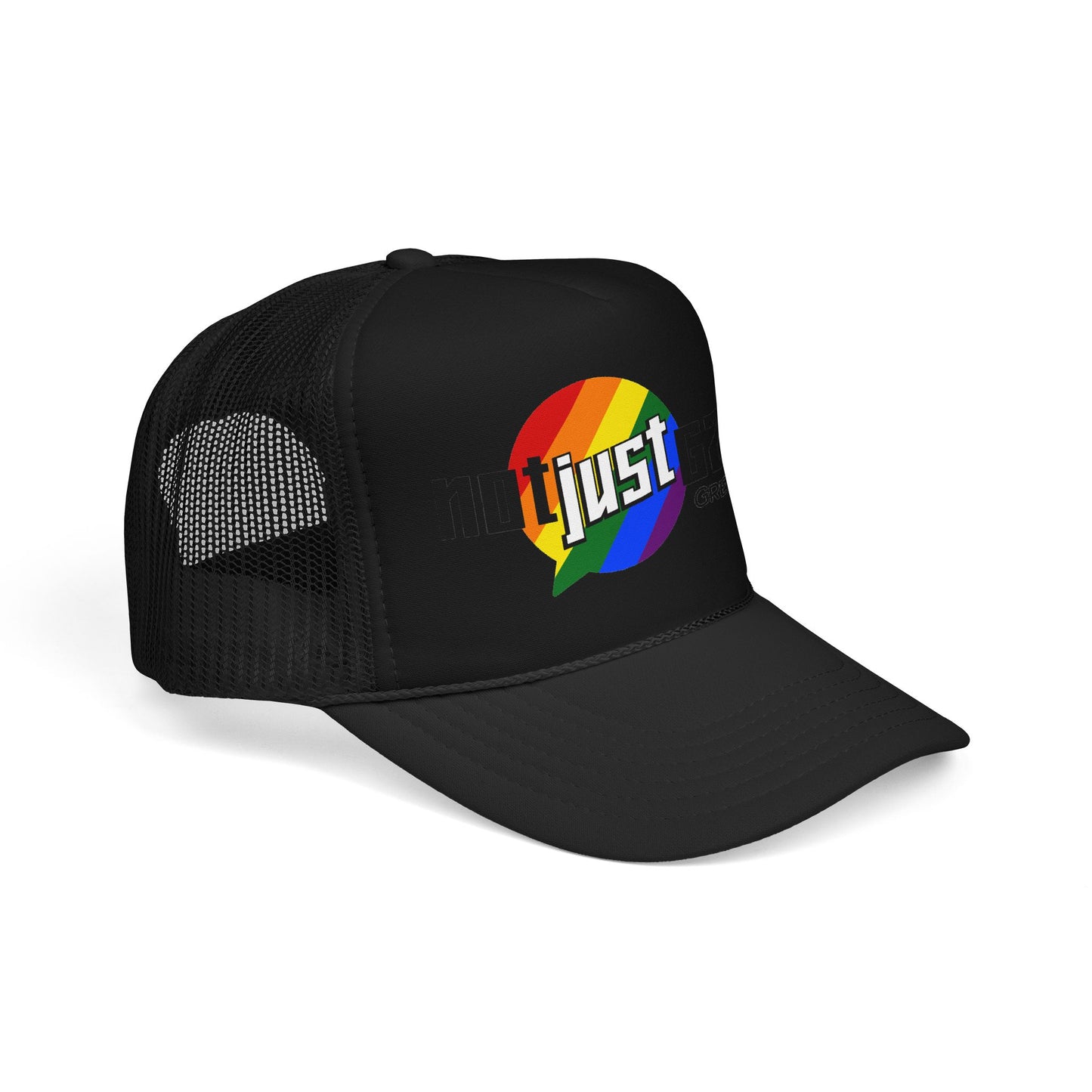 Not Just Gamin' Pride Foam Trucker Hat