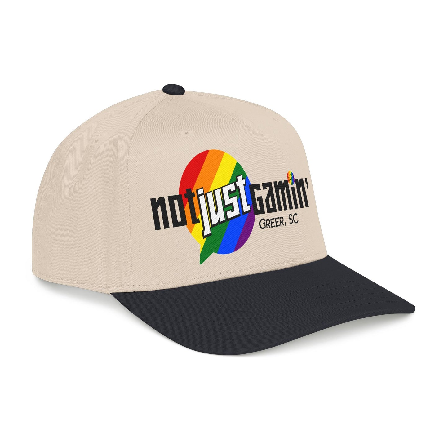 Not Just Gamín' Pride Baseball Cap