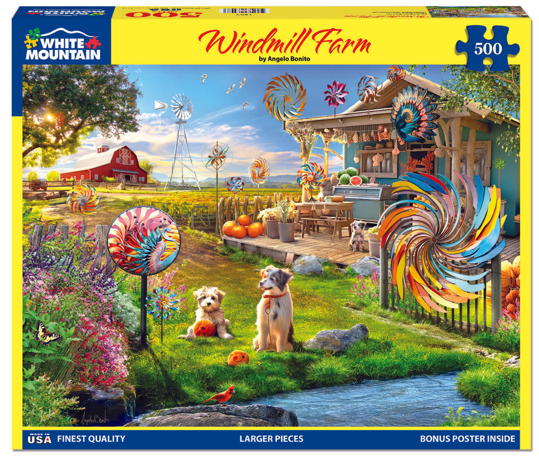 White Mountain Puzzle - Windmill Farm