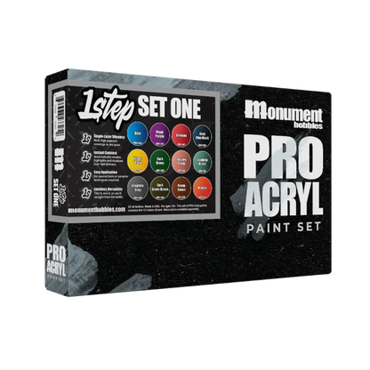 Monument Hobbies - Pro Acryl 1-Step Paint: Set #1