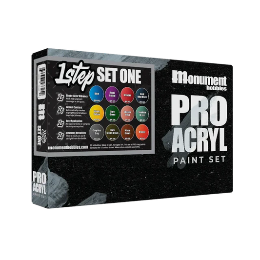 Monument Hobbies - Pro Acryl 1-Step Paint: Set #1