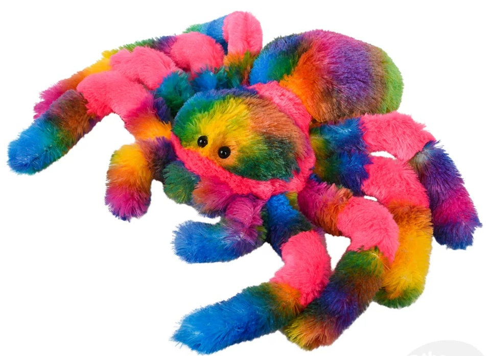Rainbow Splatter Plush - Spider