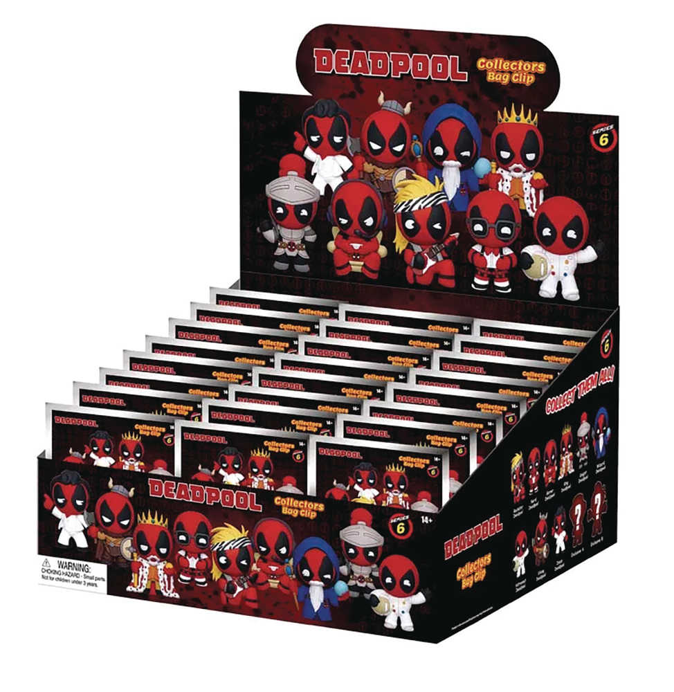 Deadpool Series6, 3D Foam Bag Clip