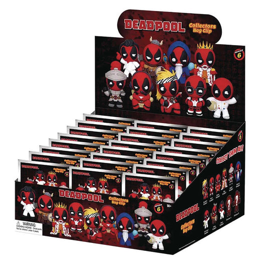 Deadpool Series6, 3D Foam Bag Clip