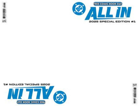 Free Comic Book Day 2025 - DC All In Absolute Universe 2025 Free Comic Book Day Special Edition Blank Variant