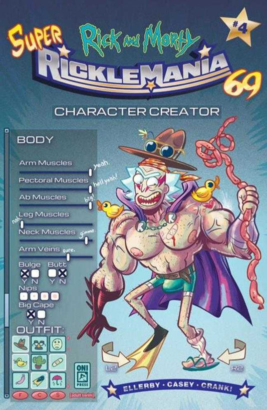 Rick And Morty Ricklemania #4 (Of 4) Cover B Fred C Stresing Variant